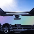 thumbnail image 4 of DYNWAVECA Car Wind Sun Visor Sun Easy Installation Portable for Sedans Suvs Trucks Foldable Universal Reflective Sun Visor L, 4 of 9