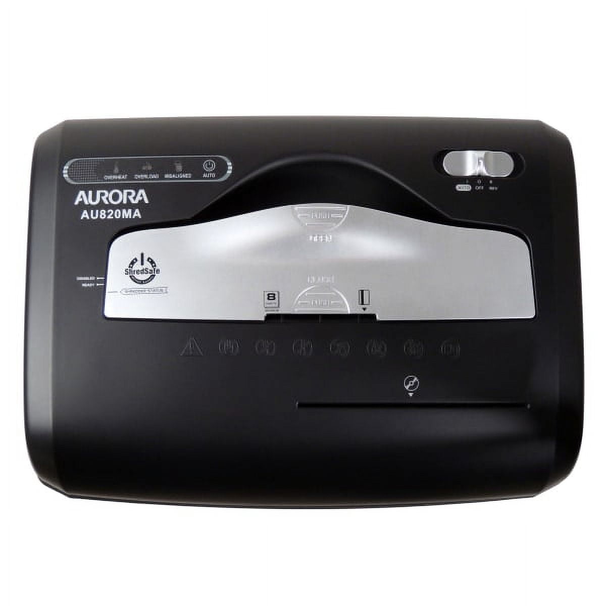 Aurora AU820MA High Security 8ーSheet Professional MicroーCut Paper/CD/Credit