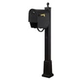 thumbnail image 2 of Classic Curbside Mailbox with Newspaper Tube, Locking Insert and Springfield Mailbox Post with Base, 2 of 7