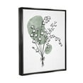 thumbnail image 3 of Stupell Industries Lily of the Valley Bundle Graphic Art Jet Black Floating Framed Canvas Print Wall Art, Design by JJ Design House LLC, 3 of 6