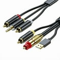 thumbnail image 2 of Audio Cable Digital Optical Coaxial to Analog RCA/3.5mm Audio Converter Adapter for TV to Sound System Stable Connect, 2 of 8