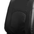 thumbnail image 3 of FH Group Universal Fit Perforated Leather Car Seat Covers Black - Front Set, 3 of 5