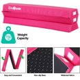 thumbnail image 5 of ZENY 9ft Folding Gymnastics Balance Beam Low Floor Balance Beam Bar with Anti-slip Base Extra Firm Foam Walking Beams Home Balance Training Gymnastics Equipment, 5 of 18