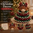 thumbnail image 7 of Cute Animals Christmas Tree Diy Crochet Kit,Highland Cow Christmas Tree Kit For Holiday Handmade Project & Gift(1Pcs,Cow), 7 of 7
