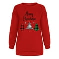 thumbnail image 4 of Dyegold Christmas Sweatshirt Women Fall Savings Xmas Tree Casual Sweater Graphic Holiday Ladies Plus Size Sweatshirt Crewneck Teen Girls Novelty Hoodie Funny Shirts Tops Merry Christmas Pullover, 4 of 5