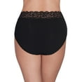 thumbnail image 4 of Vanity Fair Lingerie Women's Underwear, Flattering Lace Hi-Cut Brief Panty, 4 of 7