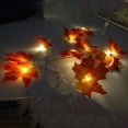 thumbnail image 6 of Moocorvic Thanksgiving Leaves Maple Leaf Lights String Garden Party Room Ins Decorative Lights 20 Lights, 6 of 6