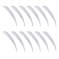 thumbnail image 2 of 12 Pcs Plumes de Dinde 3 Pouces Vanes Blanches, 2 of 9