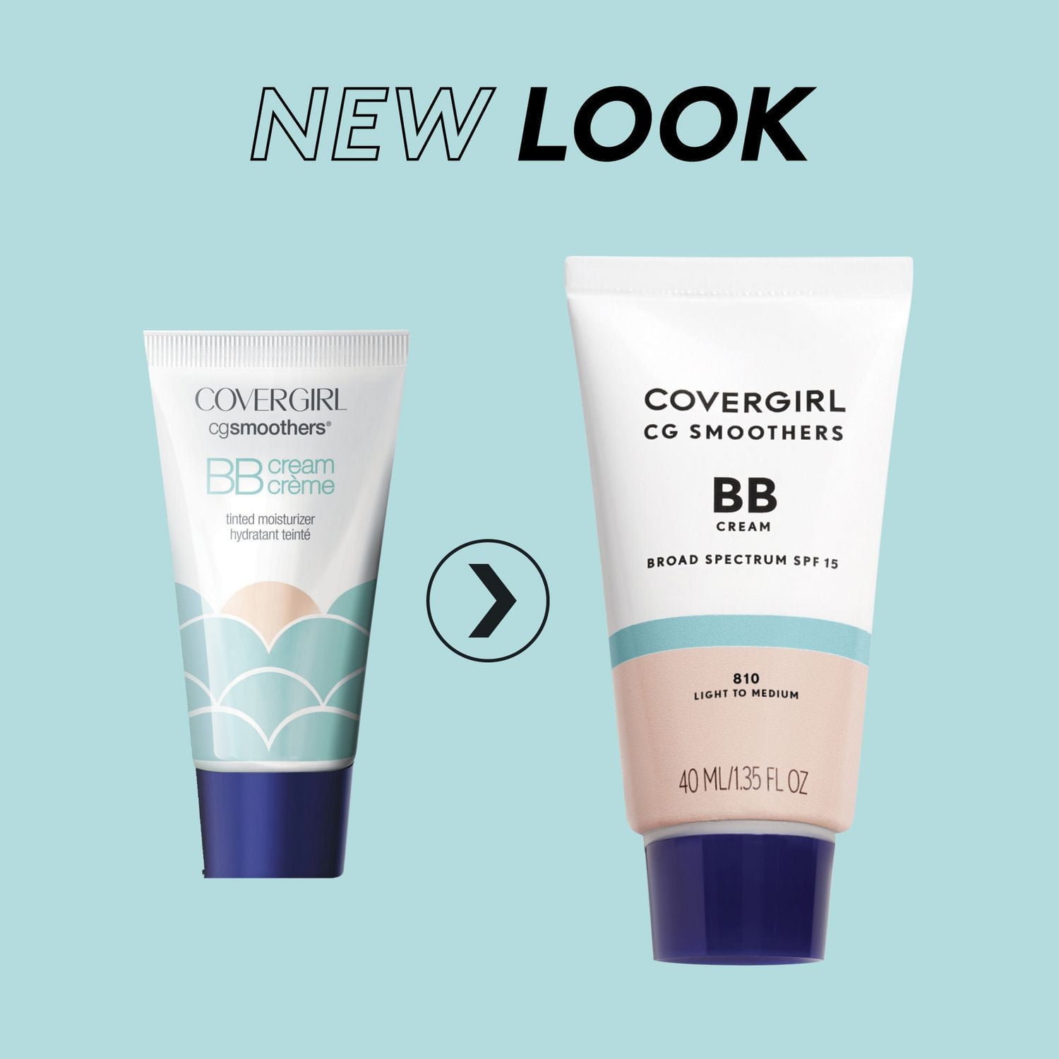 COVERGIRL Smoothers BB Cream, couleur transparente et lisse pour une peau éclatante et naturelle, formule légère, hydratation longue durée, 100 % sans cruauté.