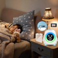 thumbnail image 4 of Kids Alarm Clock, Wake Up Light 5 Colors 5 Sounds Night Light Table Lamp Bedside Lamp Digital Alarm Clock, 4 of 5