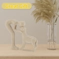 thumbnail image 3 of Unique Bargains Dog Statue Decorations Cute Dog Decor for Office Living Room Bedroom Home Brown, 3 of 7
