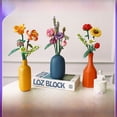 thumbnail image 1 of Bloques de construcción Regalo para niña de las flores Bloques de construcción de partículas pequeñas Juguete ensamblado Atracción turística Regalo diy, 1 of 5