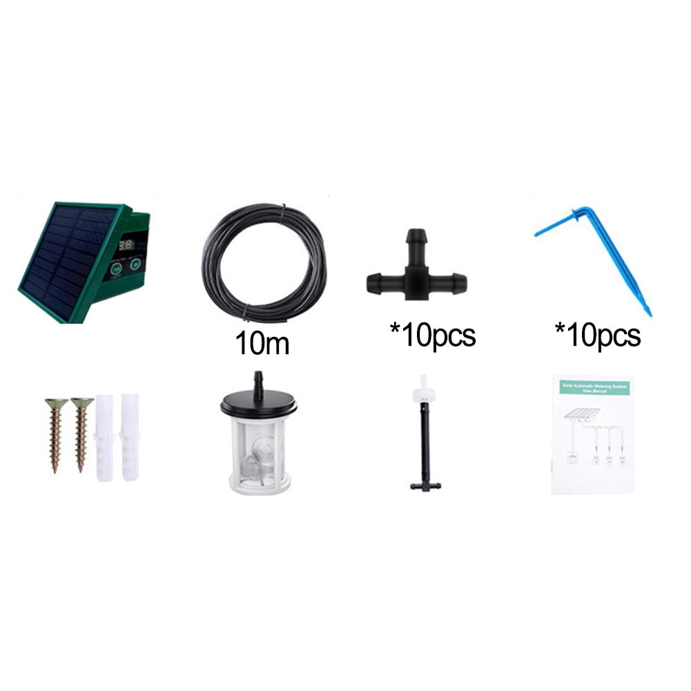 yaaqii Solar Irrigation System for Garden Balcony Automatic Drip Irrigation System DIY