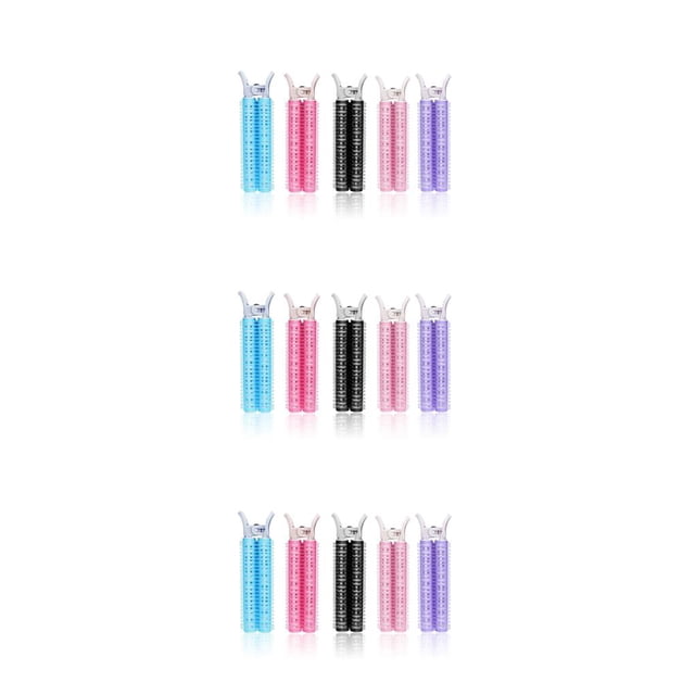 Vogacara Hair Clips Bangs Peluquería Peluquería Horquillas Lazy Curly Tube Portable Travel Lavable Rizadores Rodillos 5PCS Color al azar Type1 NO1 Vogacara CBP258944