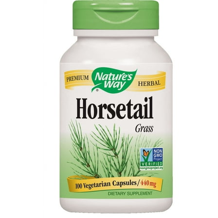 Nature's Way Horsetail Grass Non-GMO Project & Tru-ID? Certified, 100 Ct