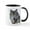 White/Black Inside, variant on CafePress - Wolf Mugs - 11 oz Ceramic Mug - Novelty Coffee Tea Cup