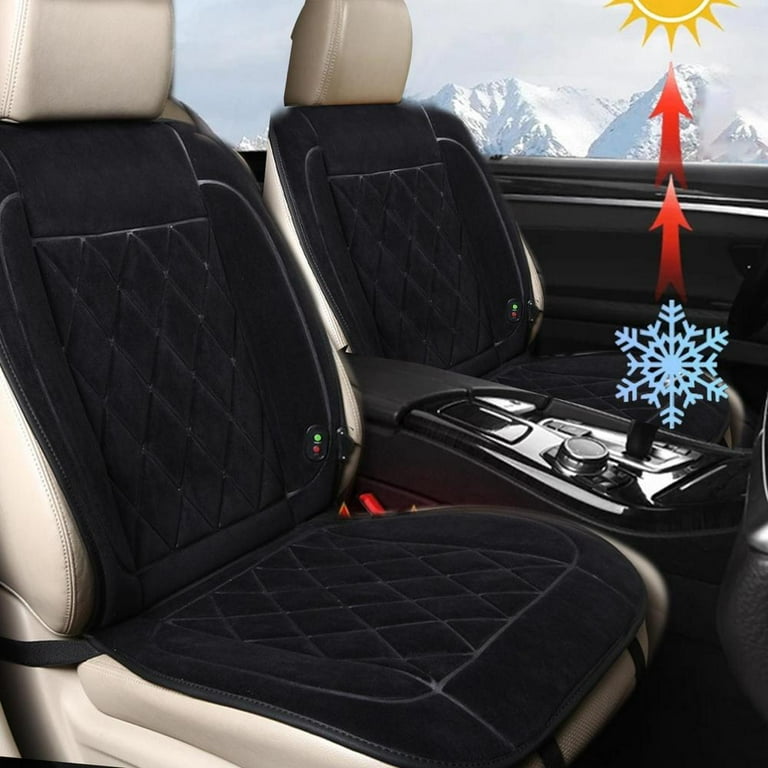 Tohuu Heated Car Seat Cover 12V Heating Car Seat Cushion Electric Winter Seat  Cushion for Car Comfort Heated Seat Cover with Fast Heat for Cold Days  clever 