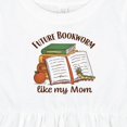 thumbnail image 4 of Inktastic Future Bookworm Like My Mom Girls Baby Dress, 4 of 5