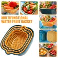 thumbnail image 1 of 6 Pieces Kitchen Strainer Set  Vegetable Vacuum Cleaner  Pasta Strainer  Vegetable And Fruit Basket  Multifunctional Double Strainer And Basket In 3 Sizes, 1 of 9