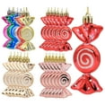 thumbnail image 2 of FlareFable 3.5" Colorful Christmas Tree Candy Hanging, Fun Christmas Ball Tree Ornaments, Cute Candy Christmas Tree Accessories, Perfect Christmas Decoration for Home, Party, Mantel & Wall, 2 of 9