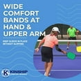 thumbnail image 6 of Kinship Comfort Brands Elbow Brace Compression Support Sleeve for Tendonitis, Golfer & Tennis Elbow, Arthritis & Bursitis | Compression Support to Reduce Joint Pain | 1 Pair | XLarge, 6 of 8