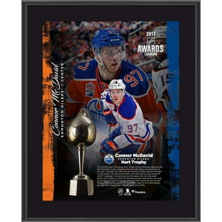 Connor McDavid Edmonton Oilers Highland Mint 13'' x 13'' Impact Jersey Framed Photo
