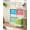 Macaron-KALLAX - 4 Pack, variant on Foldable Fabric Storbcubes 13x15x13 Inch Kallax Cubby With Dual Handles Graphite Gray 4 Pack