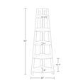 thumbnail image 3 of RiverRidge® Home 54-inch H x 20-inch W x 14.5-inch D Kids Ladder Corner Shelf, 3 of 5
