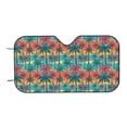thumbnail image 7 of Picia Hawaii Palms Curved Windshield Sunshade Accordion Folding Style Auto Shade for Car Truck SUV Van Blocks UV Ray Sun Visor Protector -Small, 7 of 7