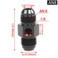 thumbnail image 4 of Adaptador de conexión de cable exterior del tubo de aceite de refrigeración de aceite del automóvil Junta de tubería de aceite de aleación de aluminio Junta de diámetro variable de refrigeración de aceite AN4-AN12 - azul AN12 dontodent Kuyhfg Sin marca, 4 of 5