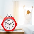 thumbnail image 3 of KER Button Light Alarm Clock For Children's Bedroom Bedside Style 10cm Small Silent Alarm Clock, 3 of 6