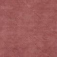 thumbnail image 5 of Hauteloom Zakynthos Living Room, Bedroom Area Rug - Contemporary - Burgundy, Dark Pink - 5' x 8', 5 of 5