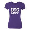 thumbnail image 2 of Wild Bobby Dog Mom Dog Lover Women Slim Fit Junior Tee Purple Rush Small, 2 of 5
