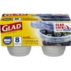 Glad Mini Round BPA- Free 4 oz Containers 8 ea (Pack of 4)
