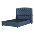 thumbnail image 2 of Box Base Cama Matrimonial+Cabecera Sitka Azul, 2 of 8