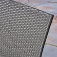 thumbnail image 2 of Noble House Sanders 3 Piece Wooden Patio Bistro Set in Gray, 2 of 7