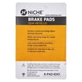 thumbnail image 4 of Niche Semi-Metallic Brake Pad Set for KTM 85 SX 200 XCW Motorcycle MK1002837, 4 of 8