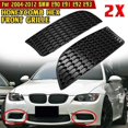thumbnail image 2 of Rejilla de luces antiniebla para parachoques inferior de coche, estilo M3, de alta calidad, E90, E91, E92, color negro, 2 of 5