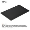 thumbnail image 3 of Uxcell Black ABS Plastic Sheet 7x4x0.2inch for Building Model, DIY Crafts, Panel, Pack of 4, 3 of 6