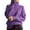 Purple, variant on Turtleneck Sweater Women 2026 Fall Winter Casual Long Sleeve Plain Knitted Pullover Sweater Jumper Tops