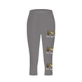 thumbnail image 3 of Pantalones de Ajuste Seco de la Moda de las Mujeres Imprimidas Leggings, Deporte de Yoga Elástico de Poliéster Elástico Respirable, 3 of 4