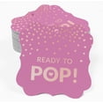 thumbnail image 2 of Inkdotpot Pack Of 50 Real Rose Gold Foil Bracket Shape Paper Tags Ready To Pop Baby Shower Favor Hang Tags, 2 of 7