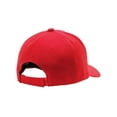 thumbnail image 4 of Top Headwear Blank Kids Youth Baseball Adjustable Hook and Loop Closure Hat - Red, 4 of 5