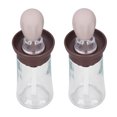 thumbnail image 2 of Oil Container , Silicone Brush Oil Dispenser Bottle Easy To Clean  For Kitchen Brown, 2 of 8
