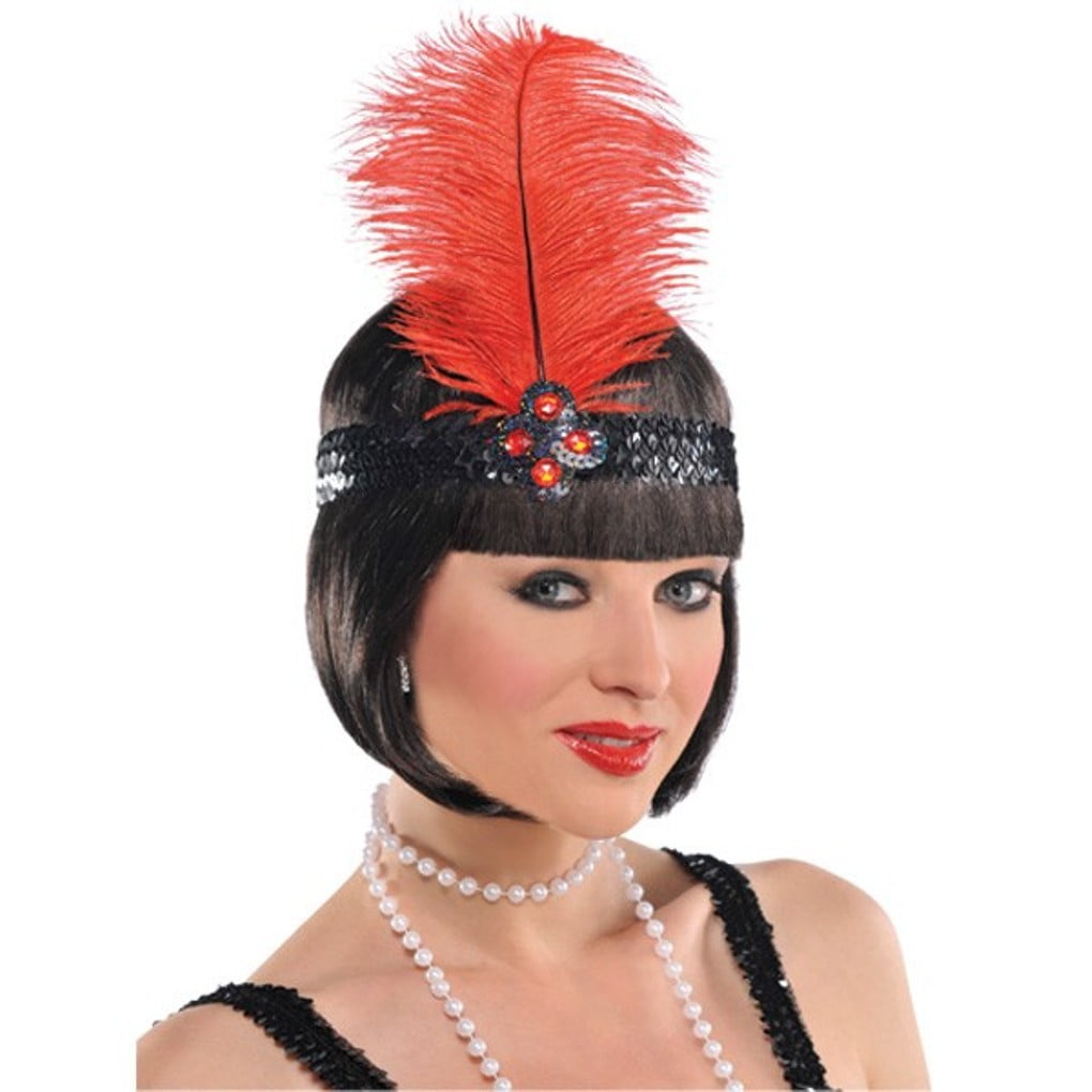 Gatsby Girl Roaring 20's Flapper Headpiece Headband - Walmart.com