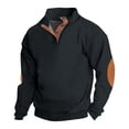 thumbnail image 1 of Spring And Autumn Men's Standing Collar Sweatshirt Is Outdoor Casual Sweaters Tops 3XL, 1 of 3