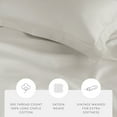 thumbnail image 4 of Vintage-Washed Sateen Cotton Duvet Cover Set & Comforter Bedding Bundle - Ultra-Soft and Plush, All-Season Comfort by Comfort Canopy, 4 of 13