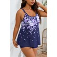 thumbnail image 2 of DJskiyers Womens Plus Size Bathing Suits Two Piece Tankini Sets Modest Swim Suits Graphic Swimming Suits 2025 Summer Swimwear, 2 of 4