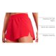 thumbnail image 4 of Shorts CRZ YOGA V Split para Correr 2.5" Cintura Alta Rojo L, 4 of 5