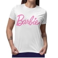 thumbnail image 2 of Isaac Morris Limited Barbie Logo Mens and Womens Short Sleeve T-Shirt (White XL), 2 of 5